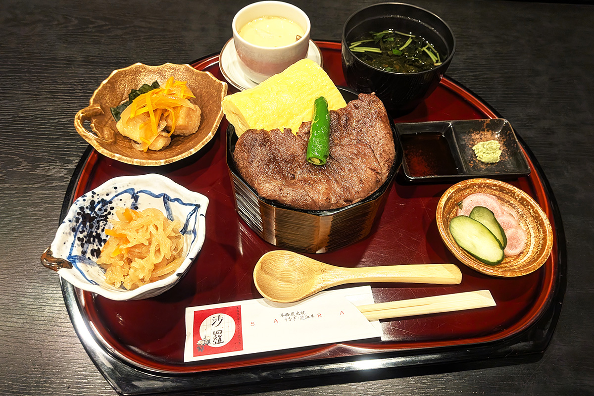 炭火焼近江牛錦膳