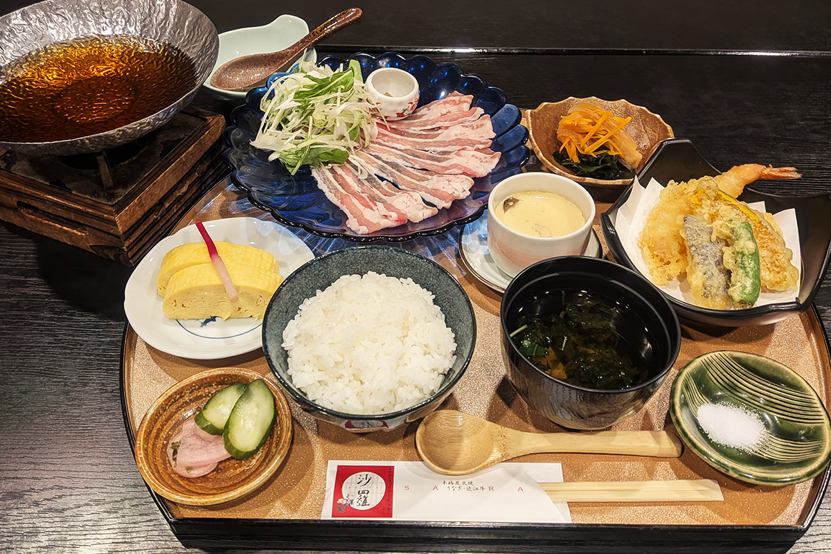 黄金だしのつゆしゃぶ御膳