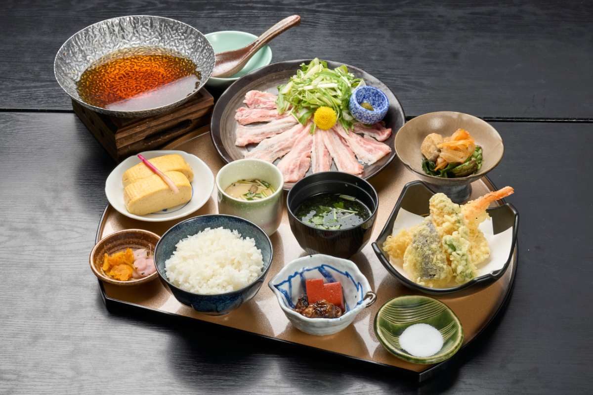 黄金だしのつゆしゃぶ御膳