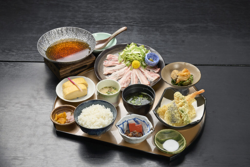 黄金だしのつゆしゃぶ御膳